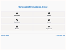 Tablet Screenshot of planquadrat.cc
